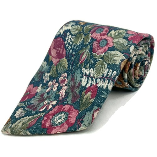 Vintage Hahn Krawatte Herren Floral Blumen Krawatte Retro Geometrisch USA Gr. 56L 3,75W - Bild 3 von 11