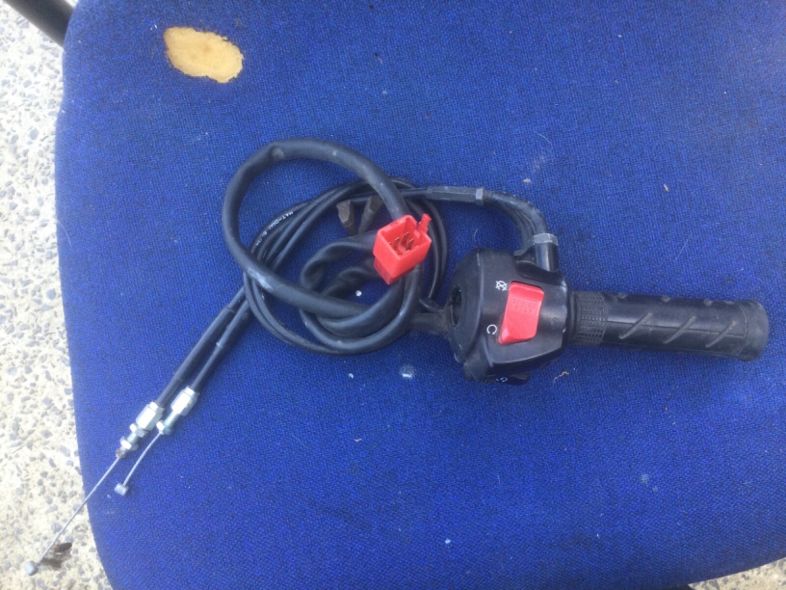 Honda CBR1100xx blackbird throttle switch block, cables,sleeve eBay