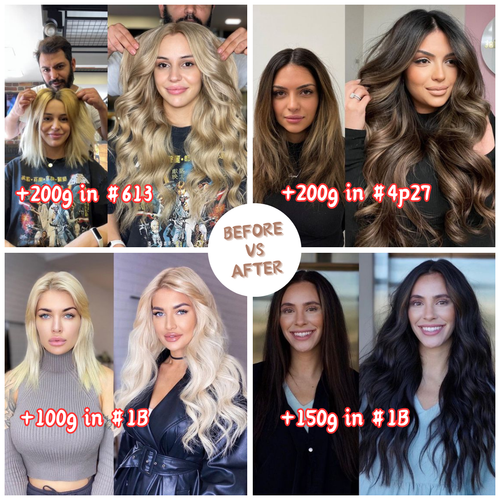 Keratin Bonding Hair Extensions Remy 100% Echthaar Haarverlängerung 100 Strähnen - Bild 12 von 48