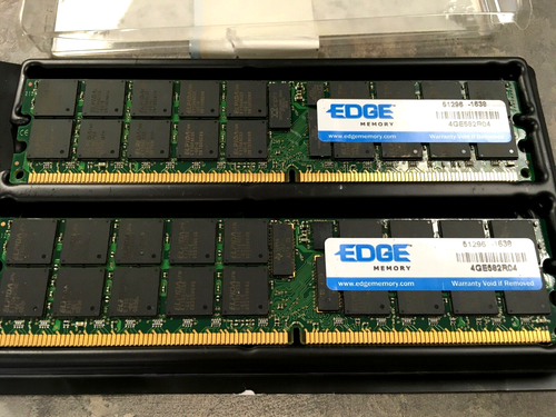 Edge Memory 8GB PC2-6400 ECC DDR2 SDRAM DIMM Kit PE22437002 ✅❤️️✅❤️️ NEW