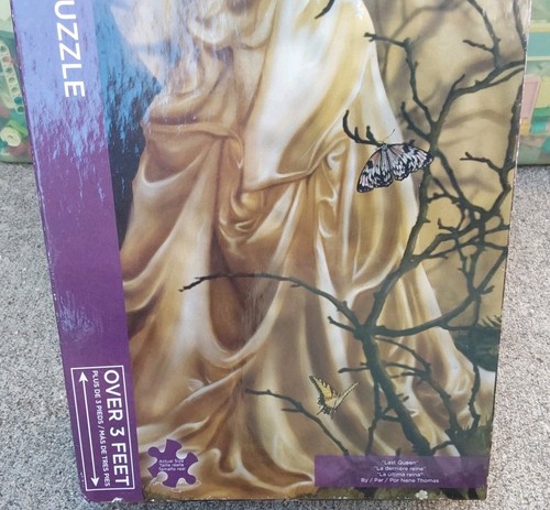 Last Queen Nene Thomas Fantasy Butterfly 1000pc Panoramic Puzzle 3' Tall 2013 - Picture 3 of 6