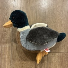 Ty Beanie Baby Duck Puddles Plush Toy 1998 Release