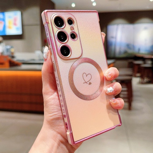 Custodia magnetica placcata antiurto per Samsung Galaxy S22 S23 FE S24+ S25 Ultra - Foto 16 di 27