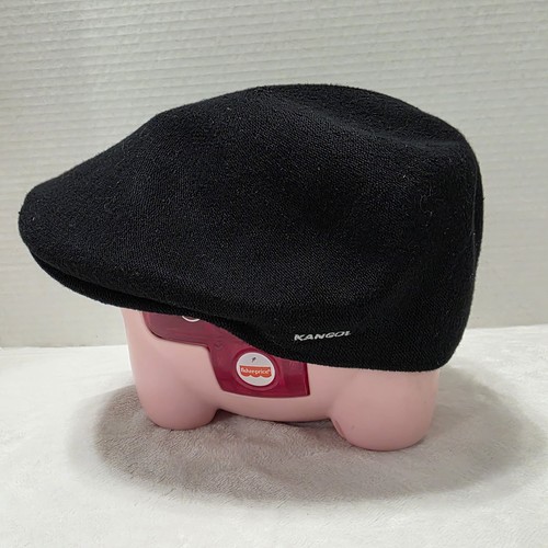 Kangol Mens Flat Cap Bamboo 507 Black Small - Picture 5 of 12