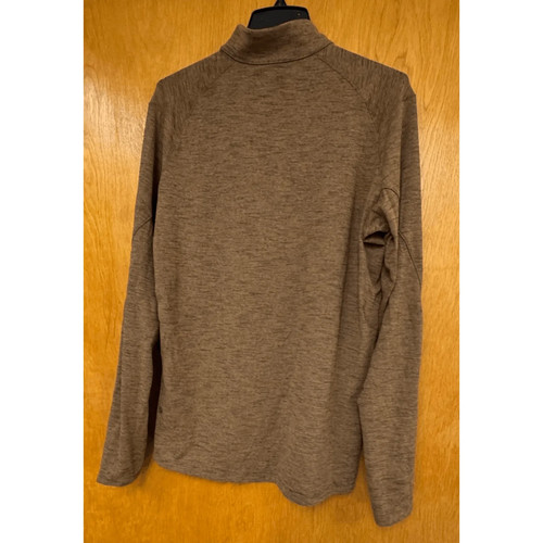 Lululemon Herren 1/2 Zip Langarm Pullover Surge Large Braun Polyester Nylon - Bild 2 von 4