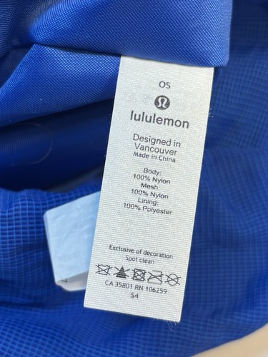 Lululemon Dash All Day Bucket Bag Royal Blue Purse Crossbody - Picture 17 of 18