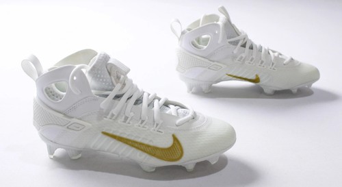 Nike Lacrosse Cleats Huarache Elite LAX Lacrosse Cleats White FD0088-100 - Picture 5 of 5