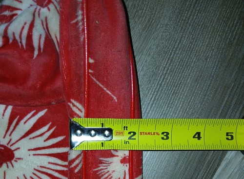 RARE Vintage Y2K Juicy Couture Queen Bee Red Poinsetta Floral Velour Hand Bag - Picture 16 of 17