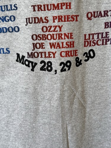 US83 FESTIVAL San Bernardino OZZY U2 STEVIE NICKS MOTLEY CRUE ScreenStars Small - Picture 11 of 14