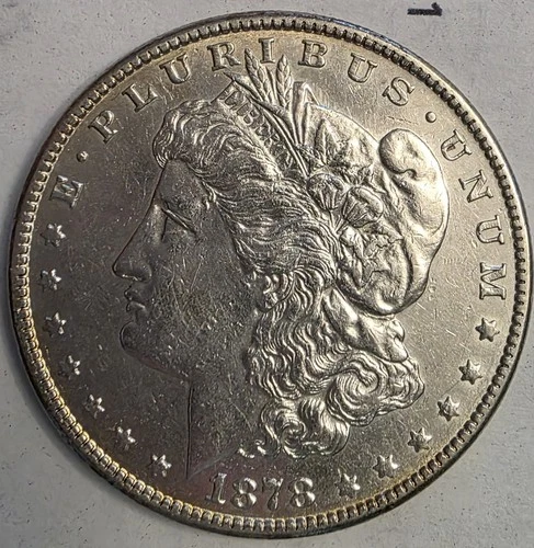 1878-S San Francisco U.S. Minted Morgan Silver Dollar Brilliant Uncirculated