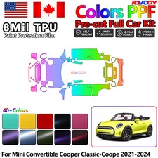 PPF Paint Protection Film For Mini Convertible Cooper Classic-Coope 2021-2024