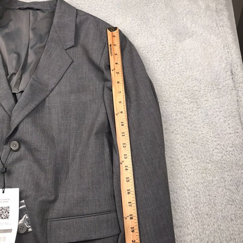 Ministry Of Supply Velocity Suit Jacket Mens 44 Gray Soft Stretchy Coat NEW NWT - Picture 10 of 19