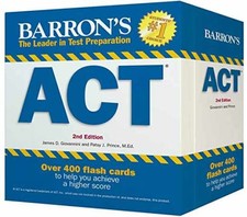 Barron's ACT Flash Cards: 410 Flash - Cards, by Giovannini James D.; - Good