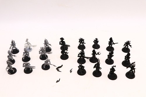 Warhammer 40k Drukhari Dark Eldar Kabalite Warriors X23 Plastic Assembled - Picture 1 of 18