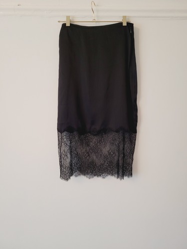 Anine Bing Amelie Silk Blend/Lace Pencil Skirt - Bild 4 von 8