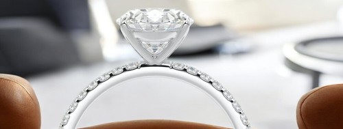 Anillo de boda de diamantes cultivados en laboratorio certificado por IGI GIA de oro blanco de 14 quilates corte ovalado de 2,00 quilates - Imagen 9 de 12