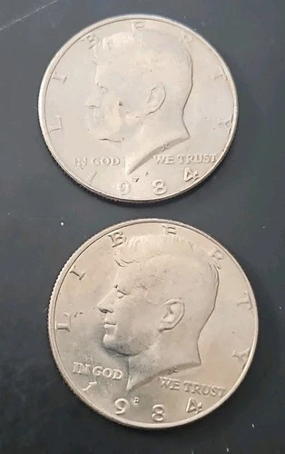 1984-P Kennedy Half Dollar — photo from the most recent tracked eBay sale