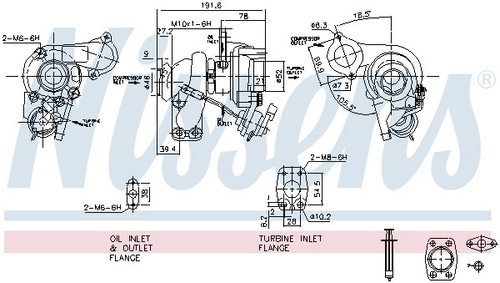 NISSENS 93232 Lader, Aufladung für CITROËN,DS,FIAT,FORD,PEUGEOT,TOYOTA - Bild 1 von 7