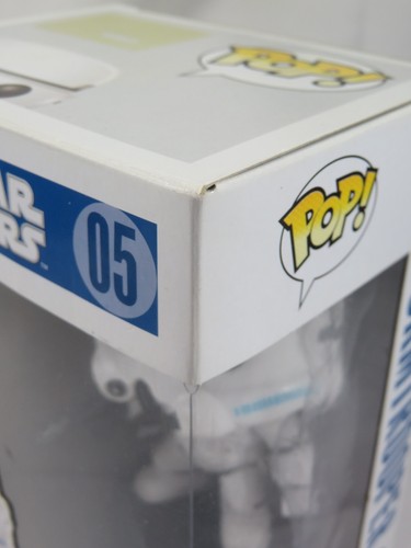 Star Wars Funko Pop - Stormtrooper - Large Font - No. 05 - Free Protector - Picture 14 of 22
