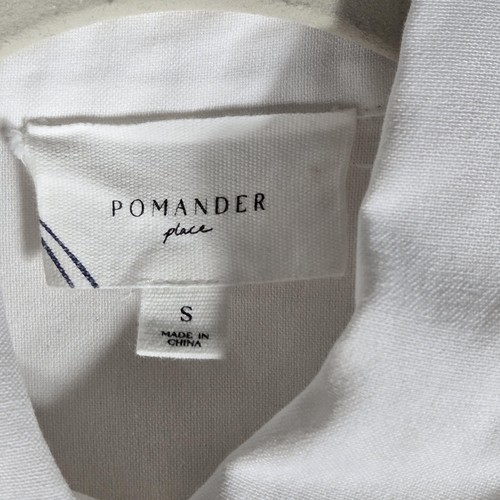 Pomander Place Shirt Dress Small White Oxford Harris Classic Mini Tuckernuck - Picture 6 of 14