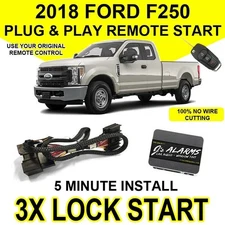 2018 Ford F-250 Remote Start Plug & Play Easy Install F250 Super Duty FO2