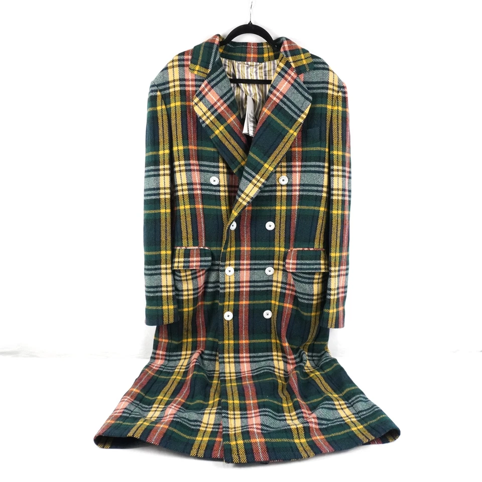 Vivienne Westwood Long Wreck Coat in Plaid Wool With Pockets - Men's IT Size 50 - Image 2 of 4