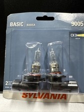 SYLVANIA 9005 Basic Halogen Headlight Bulb 2 Pack BRAND NEW IN PACKAGE