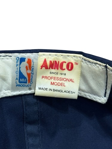 Vintage ANNCO Indiana Pacers Spellout Blue Snapback Hat (READ!) - Picture 8 of 9