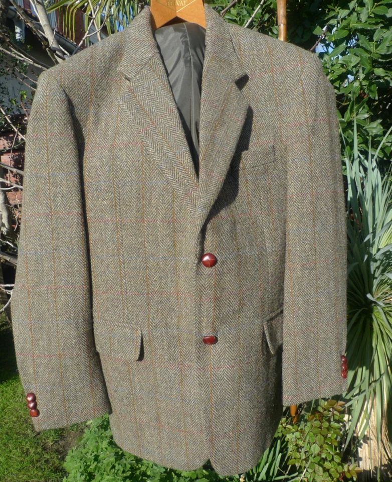 schöner Sakko Blazer Jacket orig. Harris Tweed, ~ Gr. 50, top! - Bild 2 von 4