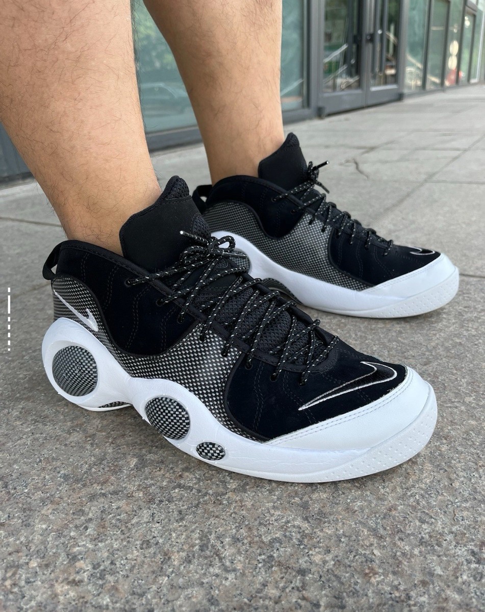 Nike Air Zoom Flight 95 Black-White-Met Silver Szs Multi