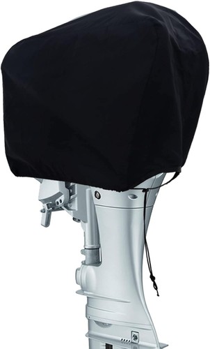 Outboard Boat Engine Cover Dust Waterproof for 30 - 60 HP Marine Motor Black - Picture 9 of 9