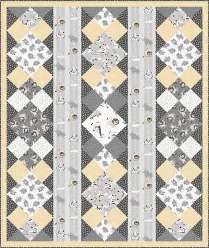 Studio E - Moonlit Dreams - Tossed Giraffes - Charcoal, Fabric BTY - Picture 6 of 6