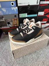 Air Jordan 3 Retro Desert Elephant Size 11.5 Black Brown Cement New Authentic