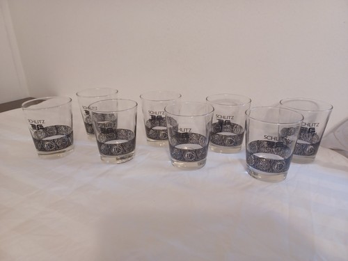 LICOR DE MALTA SLITZ VINTAGE 12 OZ. JUEGO DE 8 VASOS DE CERVEZA NUEVOS NUNCA USADOS - Imagen 1 de 12