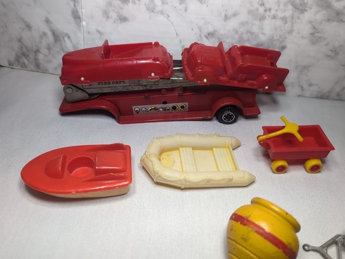 Huge Lot Vintage Toys For Parts Repairs Buddy L Tonka Kirchoff Tonka Tin Plastic - Picture 15 of 19