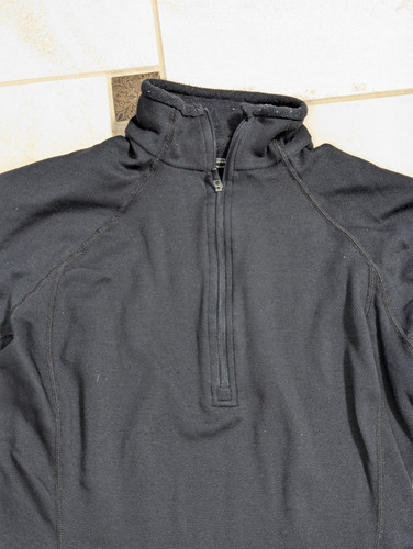 Patagonia Performance Capilene Pullover 1/4 Zip Shirt Top Women’s Black Size S - Picture 3 of 6