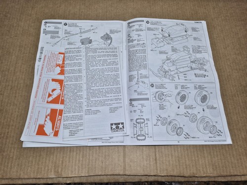 Tamiya Buggy Champ Original User Instruction Manual Booklet 1/10 Scale 2WD Racer - Picture 4 of 5