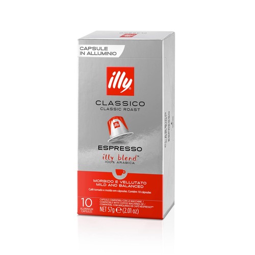 Illy, 100 Kapseln Kompatibel Nespresso 10 Packung 10 Kaffee Gusto Classic - Bild 4 von 5