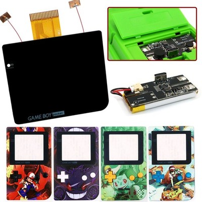 UV Shell GBP 2.8'' Laminated IPS LCD screen USB-C Battery KIT For Gameboy Pocket