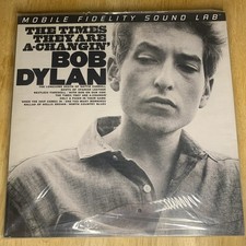 Bob Dylan “Times They Are A-Changin'” Sealed MOFI press 180g 45RPM 2LP #(000805)