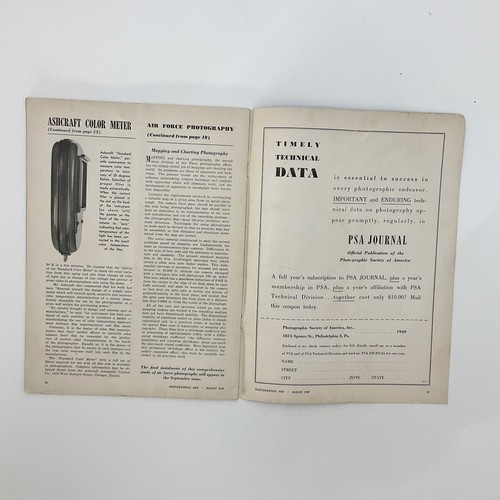 Photographic Age Magazine August 1949 Color Prints from Black and White - Imagen 14 de 21