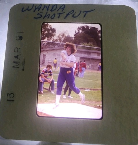 Levigatrici Wanda Powerlifting vintage anni 80 e diapositive fotografiche Vicky Gagne da donna - Foto 5 di 24
