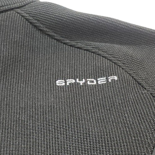 Spyder Men's Half Zip Core Sweater Jacket Long Sleeve Black Size XXL - Picture 4 of 9
