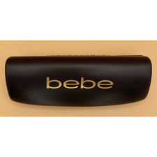 Pre-owned Bebe Black Hard Eyeglass/Sunglasses Case