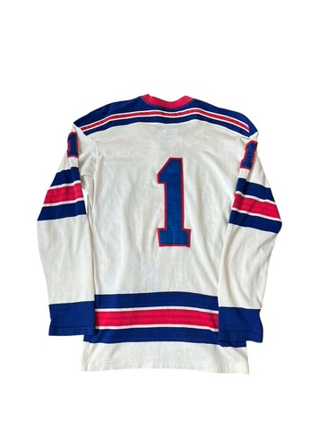 Maglia hockey vintage anni 50 New York Rangers NHL Coane Durene Medium anni 60 - Foto 5 di 8