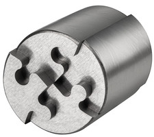 4-Piece Cylinder Puzzle   Wire EDM Cut Zero Tolerance Steel Desk Trinket