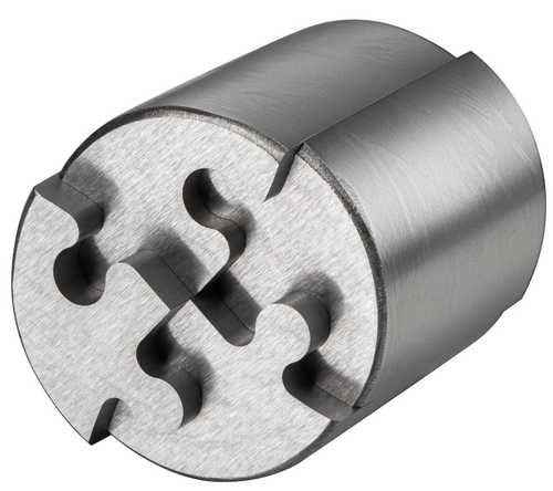 4-Piece Cylinder Puzzle – Wire EDM Cut Zero Tolerance Steel Desk Trinket - Picture 1 of 7