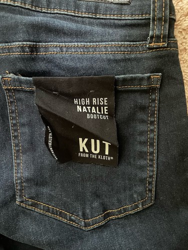 Kut from the kloth Women's High Rise NATALIE Bootcut Size 4 - e659 - Picture 8 of 8