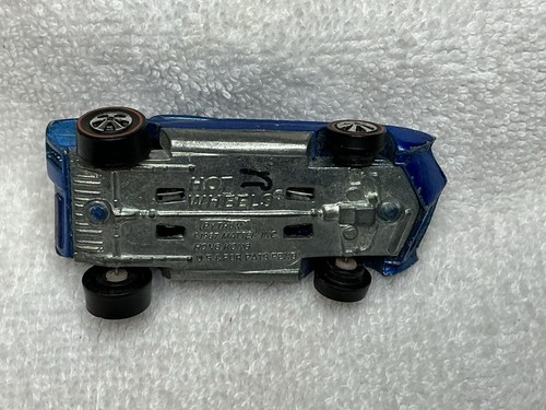 1968 Hot Wheels Redline Python in Hong Kong Blue w/Dark Interior - Picture 4 of 4