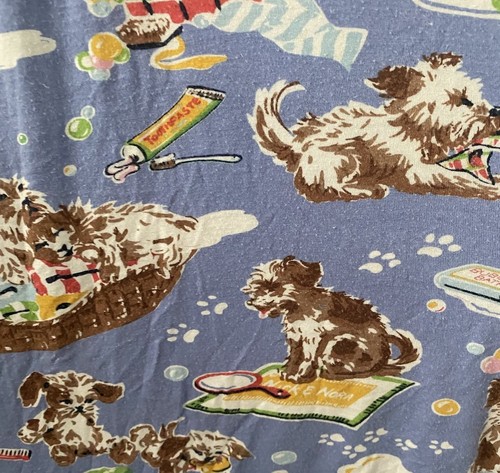 Nick & Nora Women’s Sz Small S PJ Set Pajamas Puppies At Bath time Dogs **READ - Picture 5 of 12